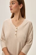 KOSZULA NOCNA DAMSKA FAIDA 41875 AW24 - BEŻOWY, L HENDERSON LADIES