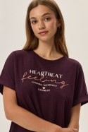 KOSZULA NOCNA DAMSKA FREJA 41865 AW24 - FIOLETOWY, XL, 93X HENDERSON LADIES