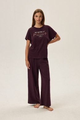 PIŻAMA DAMSKA FREJA 41864 AW24 - FIOLETOWY, M HENDERSON LADIES