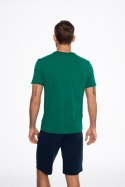 PIŻAMA MĘSKA EMMET 41290 SS24 - ZIELONY-GRANATOWY, L, 77X HENDERSON