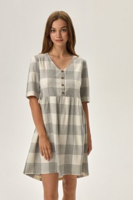 KOSZULA NOCNA DAMSKA FARRIS 41897 AW24 - SZARY, 2XL HENDERSON LADIES