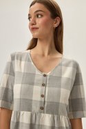 KOSZULA NOCNA DAMSKA FARRIS 41897 AW24 - SZARY, L HENDERSON LADIES