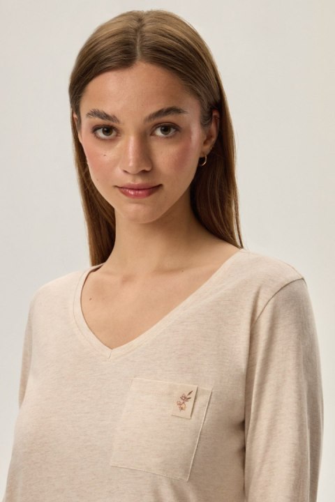 PIŻAMA DAMSKA FAIDA 41874 AW24 - BEŻOWY, 2XL HENDERSON LADIES PIŻAMA DAMSKA FAIDA 41874 AW24 - BEŻOWY, 2XL HENDERSON LADIES