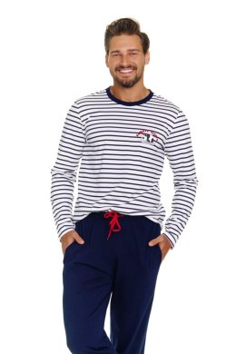 PIŻAMA MĘSKA PMB.7115 J/24 - MARINE, L DOCTOR NAP