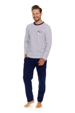 PIŻAMA MĘSKA PMB.7115 J/24 - MARINE, L DOCTOR NAP