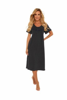 441 KOSZULA_JULIETTE_DŁUGA_KR_RĘKAW - MALINA KROPKI, XL DE LAFENSE