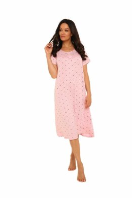 441 KOSZULA_JULIETTE_DŁUGA_KR_RĘKAW - MALINA KROPKI, XL DE LAFENSE