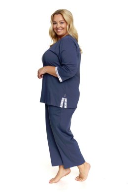 PIŻAMA DAMSKA PB.7156 BIG J/24 - DEEP_BLUE, XXL DOCTOR NAP