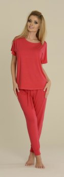 Piżama PAULA 524 - BORDO, 2XL DE LAFENSE