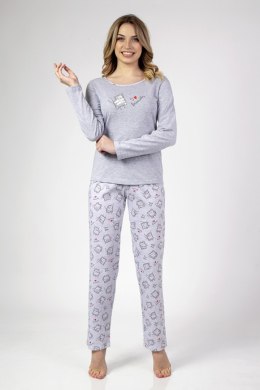 675 PIŻAMA DAMSKA BIG - FIOLETOWY, 2XL, 3 REGINA