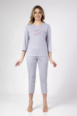 678 PIŻAMA DAMSKA BIG - MORELOWY, 3XL, 1 REGINA