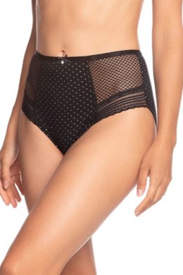 FIGI DAMSKIE MIDI L-VIS1423MD - CZARNY, XXXL LAMA