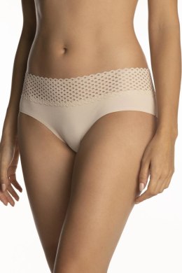 FIGI DAMSKIE MINI BIKINI L-LC1355MB - BIAŁY-BEŻ, M LAMA
