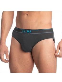 SLIPY MĘSKIE STANDARD M-BAM887SD - CZARNY-GRAFIT, L LAMA