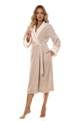 Szlafrok Damski Madame 2409 - ANGORA, L, 2 L&L
