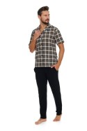 PIŻAMA MĘSKA PMB.5154 - GREY, M, 1 DOCTOR NAP