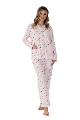 PIŻAMA DAMSKA EWI 1524 - JASNY RÓŻ, 2XL LEVEZA