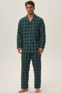 PIŻAMA MĘSKA HIRE 41922 AW24 - ZIELONY, 2XL HENDERSON
