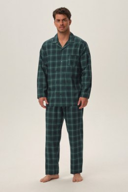 PIŻAMA MĘSKA HIRE 41922 AW24 - ZIELONY, XL HENDERSON