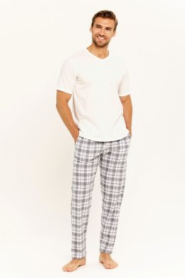 Piżama męska Cliff 3297 - BIEL, 2XL TARO