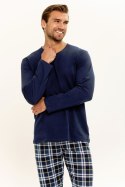 Piżama męska Darren 3294 3XL-4XL - GRANAT, 3XL TARO