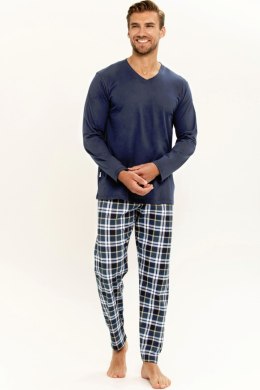 Piżama męska Darren 3294 3XL-4XL - GRANAT, 4XL TARO