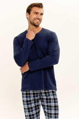 Piżama męska Darren 3294 3XL-4XL - GRANAT, 4XL TARO
