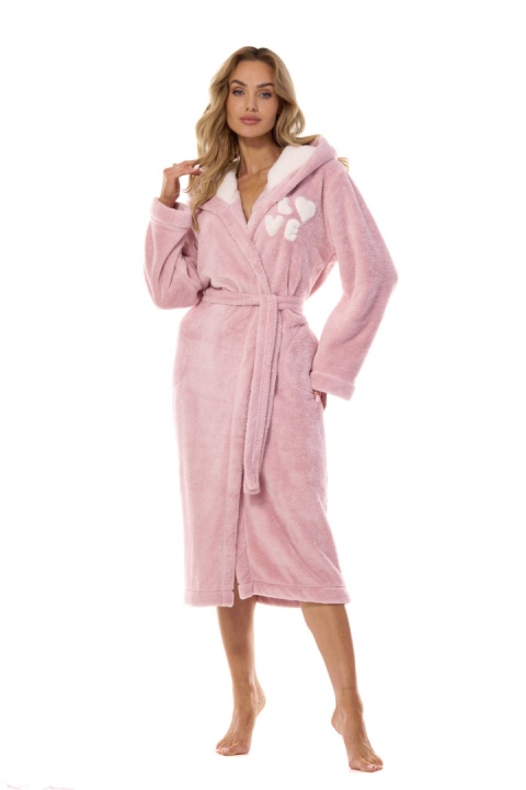 Szlafrok Damski LV 2410 - Baletowy, XL, 3 L&L Szlafrok Damski LV 2410 - Baletowy, XL, 3 L&L