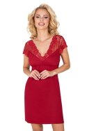 KOSZULA NOCNA ISMENA - BURGUNDY, S DONNA