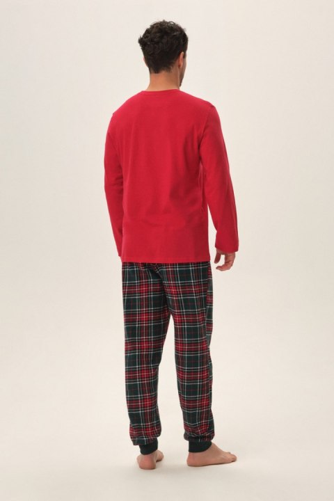 PIŻAMA MĘSKA HONEST 41914 AW24 - CZERWONY, 2XL HENDERSON PIŻAMA MĘSKA HONEST 41914 AW24 - CZERWONY, 2XL HENDERSON