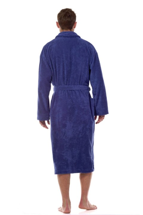 SZLAFROK MĘSKI 2450 - NAVY, XL L&L SZLAFROK MĘSKI 2450 - NAVY, XL L&L