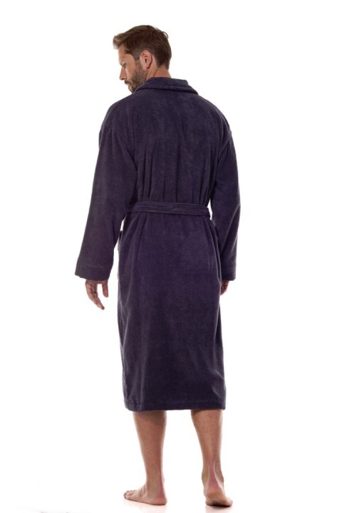 SZLAFROK MĘSKI 2450 - NAVY, XL L&L SZLAFROK MĘSKI 2450 - NAVY, XL L&L