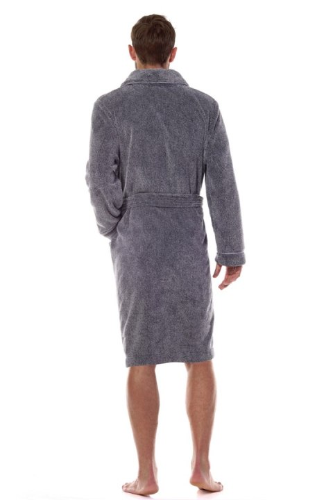 SZLAFROK MĘSKI PEGAZ 2451 - GRAFIT, XXL L&L SZLAFROK MĘSKI PEGAZ 2451 - GRAFIT, XXL L&L