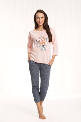 PIŻAMA DAMSKA 628 4XL - MORELA, 4XL, 2 LUNA