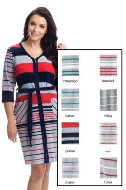 SZLAFROK DAMSKI FR-070 - MIĘTA, 2XL, 8 DOROTA
