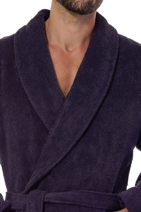 SZLAFROK MĘSKI 2450 - ANTRACYT, XXL L&L SZLAFROK MĘSKI 2450 - ANTRACYT, XXL L&L