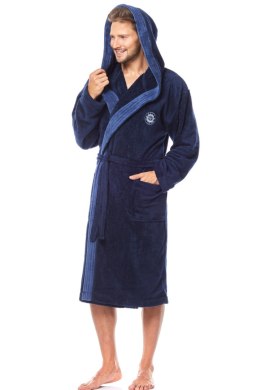 SZLAFROK MĘSKI GEORGE 4XL - GRANAT, 4XL, 2 L&L