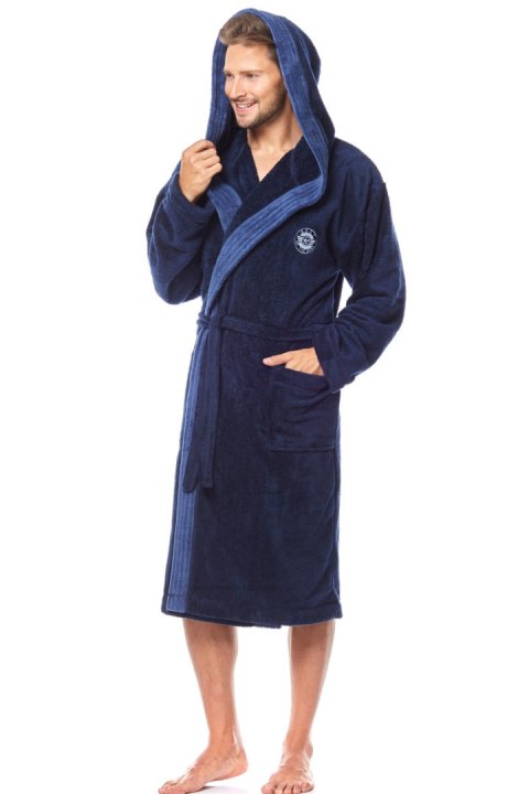 SZLAFROK MĘSKI GEORGE 4XL - GRANAT, 4XL, 2 L&L
