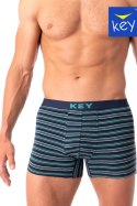 BOKSERKI MĘSKIE MXH 322 B24 - GRANATOWY, L KEY