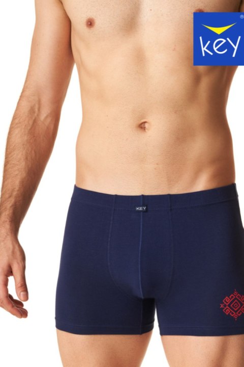 BOKSERKI MĘSKIE MXH 613 B24 - GRANATOWY, XXL KEY BOKSERKI MĘSKIE MXH 613 B24 - GRANATOWY, XXL KEY