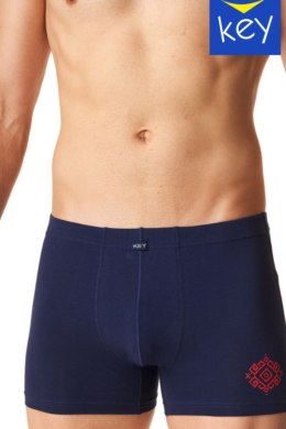 BOKSERKI MĘSKIE MXH 613 B24 - GRANATOWY, XL KEY
