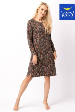 KOSZULA NOCNA DAMSKA LND 785 B24 - MULTIKOLOR, XL KEY