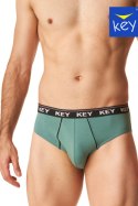 SLIPY MĘSKIE MPP 248 B24 - CZARNY-ZIELONY, XL KEY