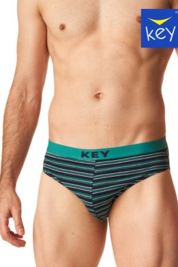 SLIPY MĘSKIE MPP 322 B24 - GRANATOWY-SZARY, XL KEY