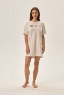 KOSZULA NOCNA DAMSKA FUNE 42707 AW24 - BEŻOWY, L HENDERSON LADIES