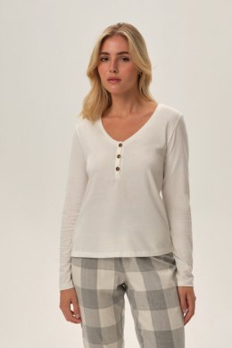 PIŻAMA DAMSKA FARRIS 41895 AW24 - KREMOWY, M HENDERSON LADIES