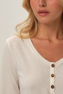 PIŻAMA DAMSKA FARRIS 41895 AW24 - KREMOWY, M HENDERSON LADIES