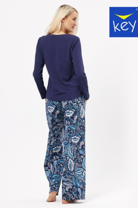 PIŻAMA DAMSKA LNS 793 B24 - GRANATOWY, XL KEY PIŻAMA DAMSKA LNS 793 B24 - GRANATOWY, XL KEY