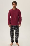 PIŻAMA MĘSKA HONOR 41919 AW24 - GRANATOWY, 3XL, 59X HENDERSON