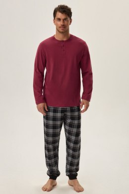 PIŻAMA MĘSKA HONOR 41919 AW24 - GRANATOWY, 3XL, 59X HENDERSON